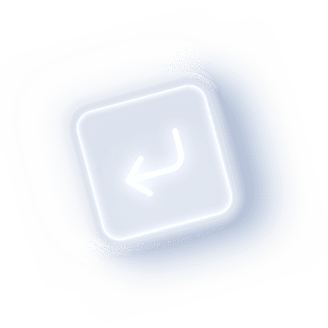 Enter button with light